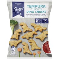 Steggles Chicken Dino Snacks Tempura
