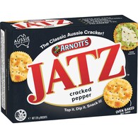 Arnott's Jatz Cracked Pepper Cracker Biscuits