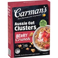 Carman's Clusters Aussie Oat Crunchy Berry Crunch