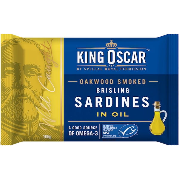 King Oscar Sardines In Soya Oil 105g
