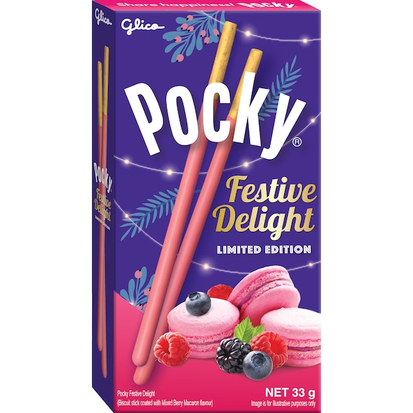 Glico Pocky Biscuit Festive Delight 33g