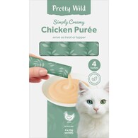 Pretty Wild Chicken Puree Lickable Cat Treat