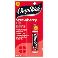 Chapstick Strawberry Lip Balm With SPF 15+ Sunscreen