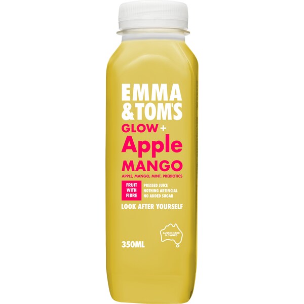 Emma & Tom's Glow+ Apple Mango Juice 350mL