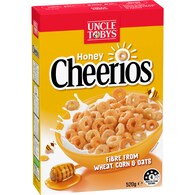 Uncle Tobys Cheerios Honey