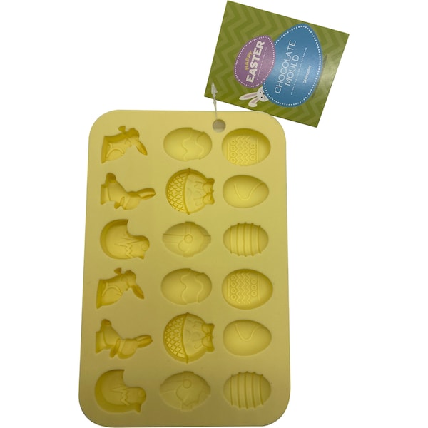 Easter Chocolate Mould Yellow Characters each