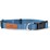 Oscar & Friends Dog Collar Teal Stripe Large each
