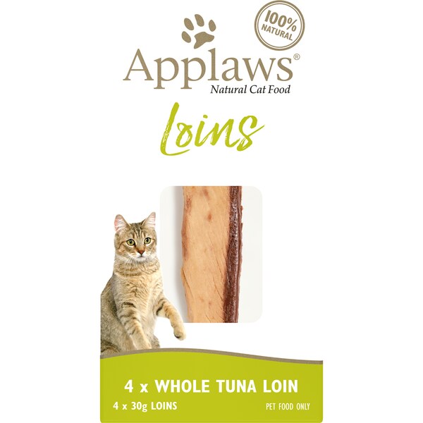 Applaws Tuna Loins Cat Food 30g x 4 Pack