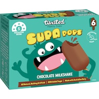 Twisted Healthy Treats Supa Pops Chocolate Milkshake Sticks
