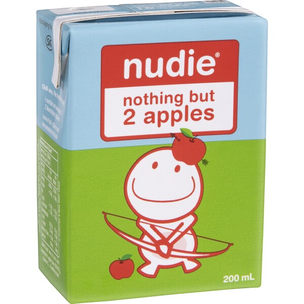 Nudie Nothing But 2 Apples Juice 200mL