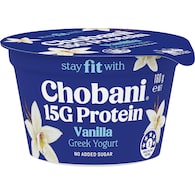 Chobani 15G Protein Greek Yogurt Vanilla