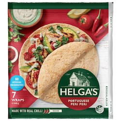 Helga's Portuguese Peri Peri Wraps 7 Pack
