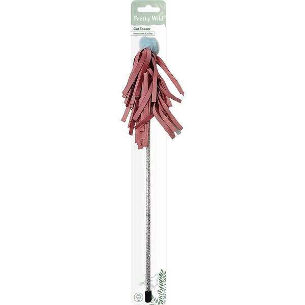Pretty Wild Cat Teaser Wand Toy Assorted each