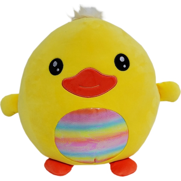 Easter Jumbo Plush Toy Round Duck each