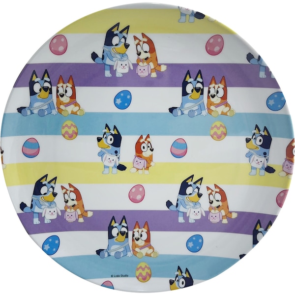 Bluey Easter Melamine Plate each