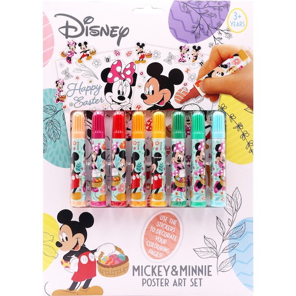 Disney Easter Poster Art Set Mickey & Minnie each