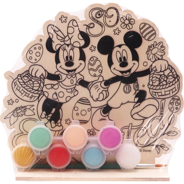 Disney Easter Paint Your Own Wood Kit Mickey & Minnie each