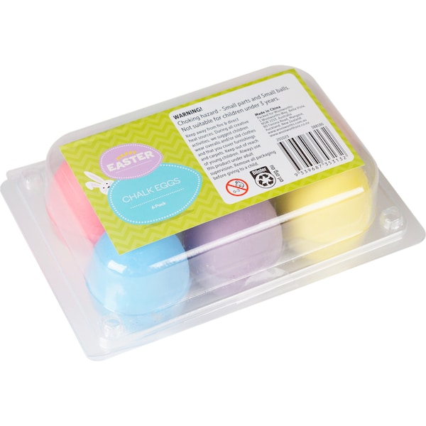 Easter Chalk Eggs 6 pack