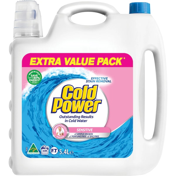 Cold Power Sensitive Laundry Liquid Washing Detergent 5.4L