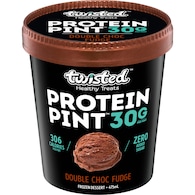 Twisted Healthy Treats Double Choc Fudge Protein Pint Frozen Dessert
