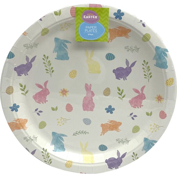 Easter Paper Plates 8 pack