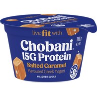 Chobani 15G Protein Greek Yogurt Salted Caramel