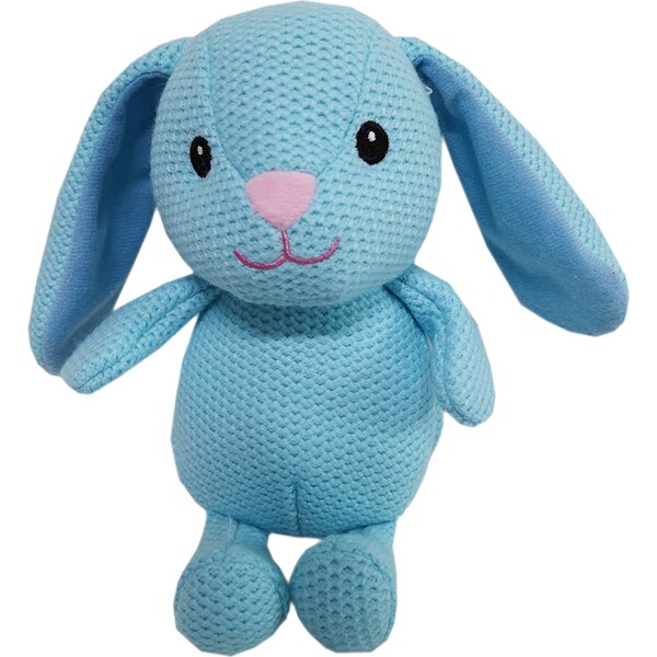 Easter Plush Knitted Bunny Blue each
