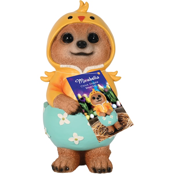 Mirabella Happy Easter Chick Meerkat each