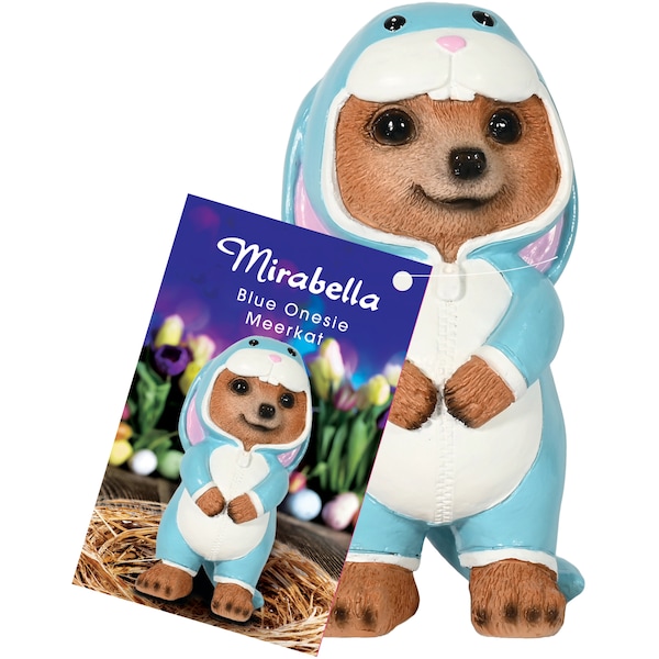 Mirabella Easter Mini Meerkat Bunny Onesie Blue each