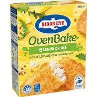 Birds Eye Oven Bake NZ Hoki Lemon Crumbed Fish