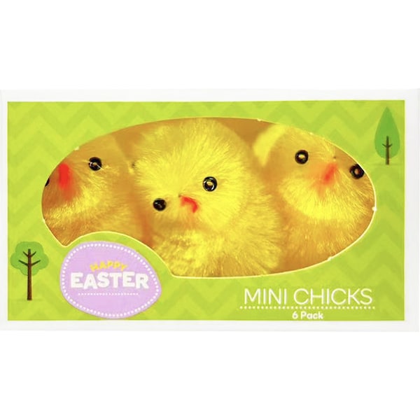 Easter Mini Chicks Yellow 6 pack