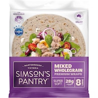 Simson's Pantry Mixed Wholegrain Wraps Wraps