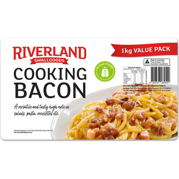 Riverland Cooking Bacon 1kg