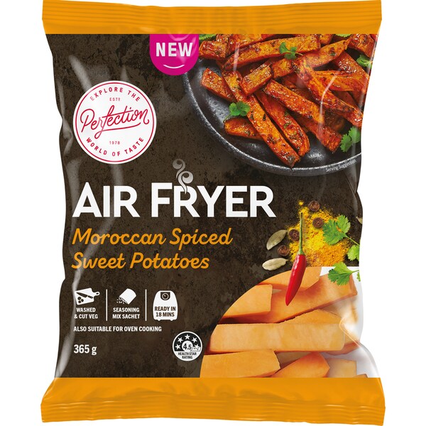 Perfection Air Fryer Moroccan Spiced Sweet Potatoes 365g