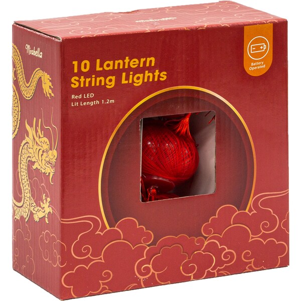 Mirabella Lunar New Year String Lights Lantern Each