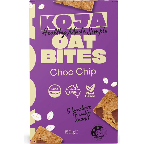 Koja Oat Bites Choc Chip 150g