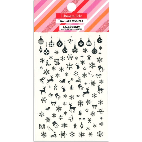 MCoBeauty Ultimate Edit Nail Art Stickers Silver Each