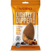 Nudo Lightly Dipped Almonds Salted Caramel Dusted Milk Chocolate