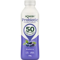 Rokeby Probiotic Filmjolk Yoghurt Blueberry