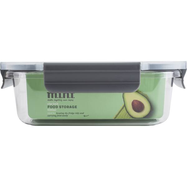 MINT Clip Lock Food Storage Container 880ml each | bunch