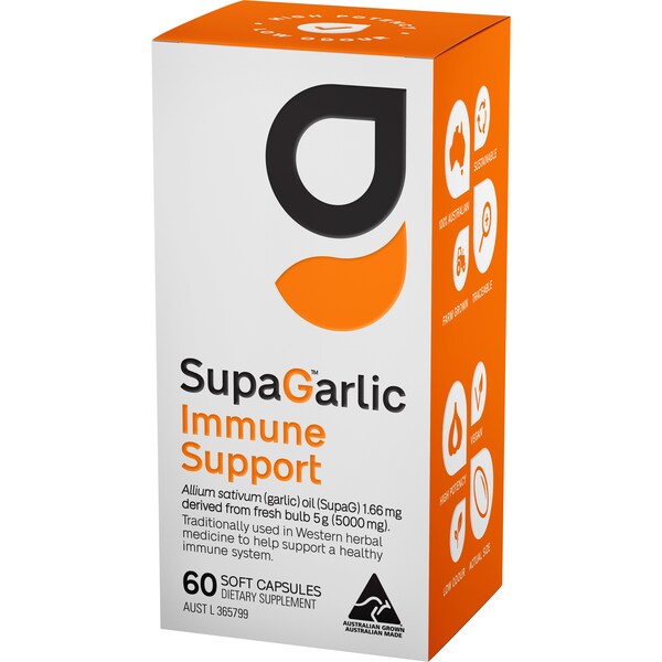 Supagarlic Immune Support Soft Capsules 60 pack