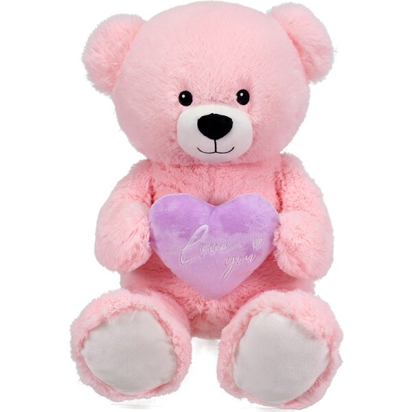 Mother's Day Jumbo Plush Purple Heart each