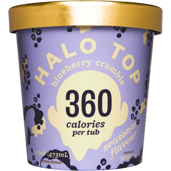 Halo Top Blueberry Crumble 473mL