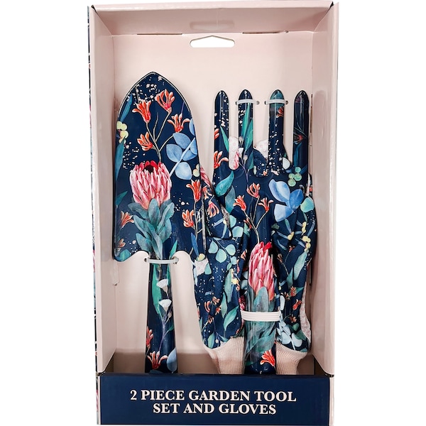 Mother's Day Garden Gift Set With 2 Tools & Gloves each