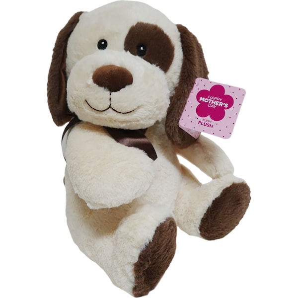Mother's Day Plush Puppy Beige each