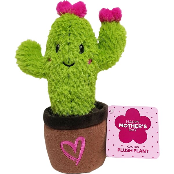 Mother's Day Plush Plant Cactus Heart each