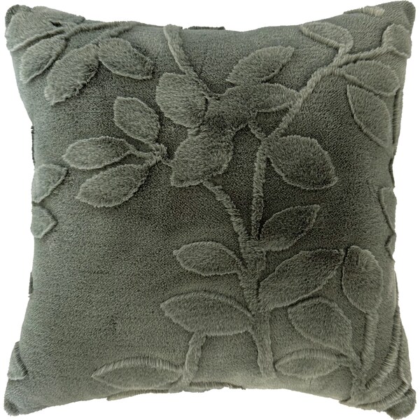 Inspire Floral Pattern Faux Fur Cushion each