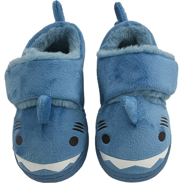 Kids Slip On Slippers Size 5-6 Blue each