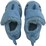 Kids Slip On Slippers Size 5-6 Blue each