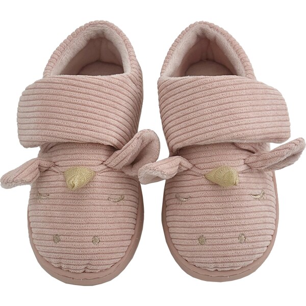 Kids Slip On Slippers Size 5-6 Pink each